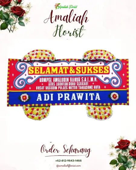 Papan Bunga Ucapan Selamat Kaliploso
